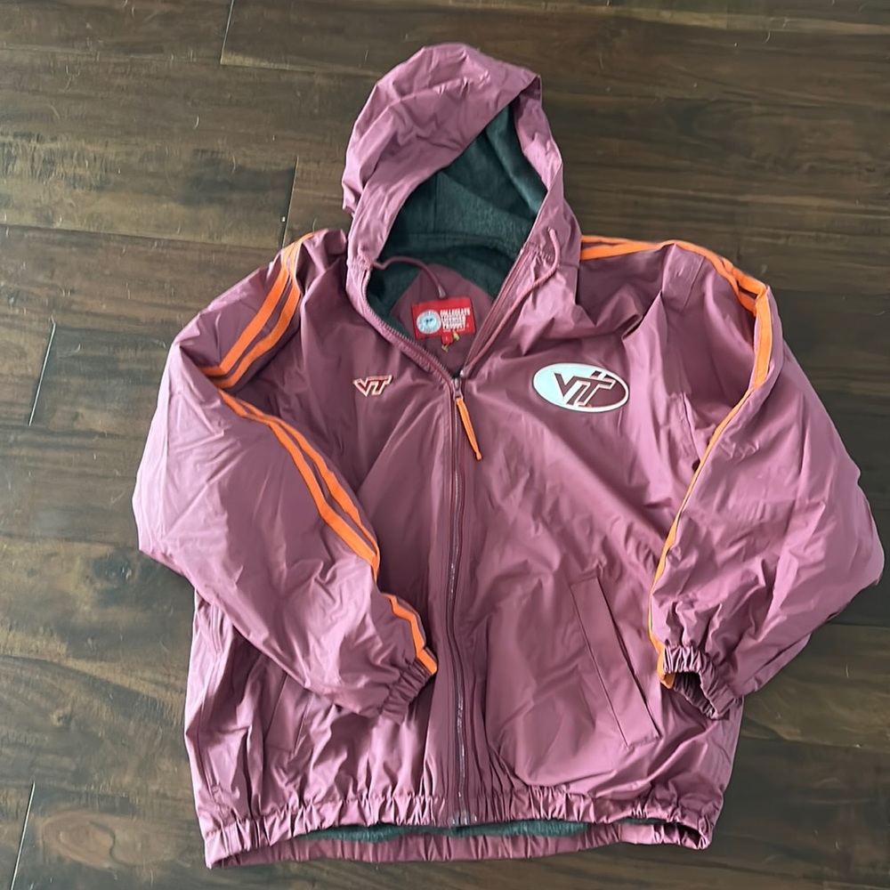 Vintage Virginia tech coat/rain jacket